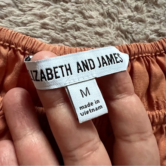 Elizabeth and James Off The Shoulder Boho Blouse Women’s Size M - Picture 2 of 6